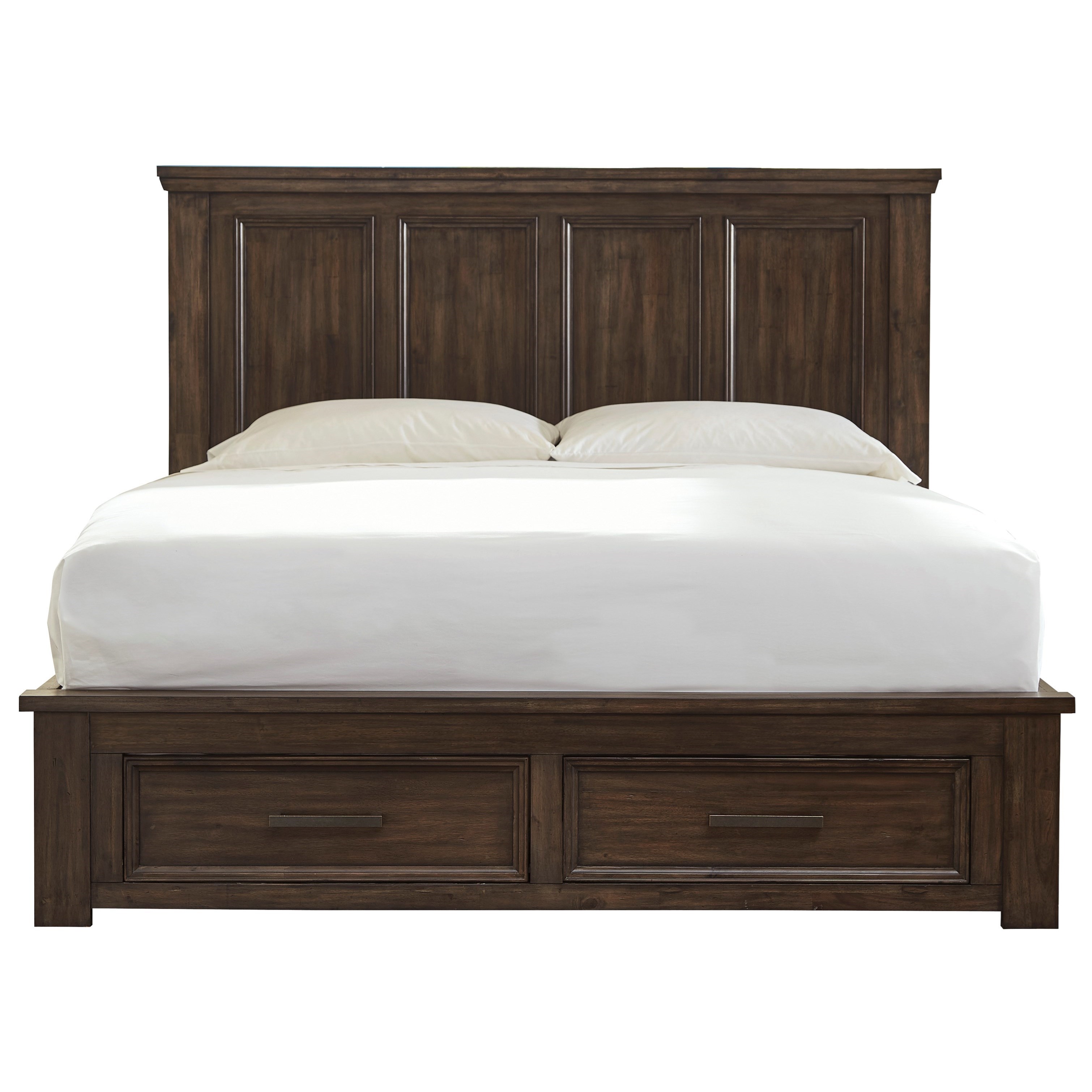 Signature Design by Ashley Johurst King Panel Bed with Storage Royal